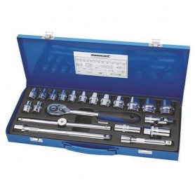 Socket Wrench Set 1/2" Drive Metric 21pce